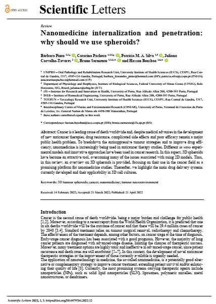 Spheroids' use in nanomedicine